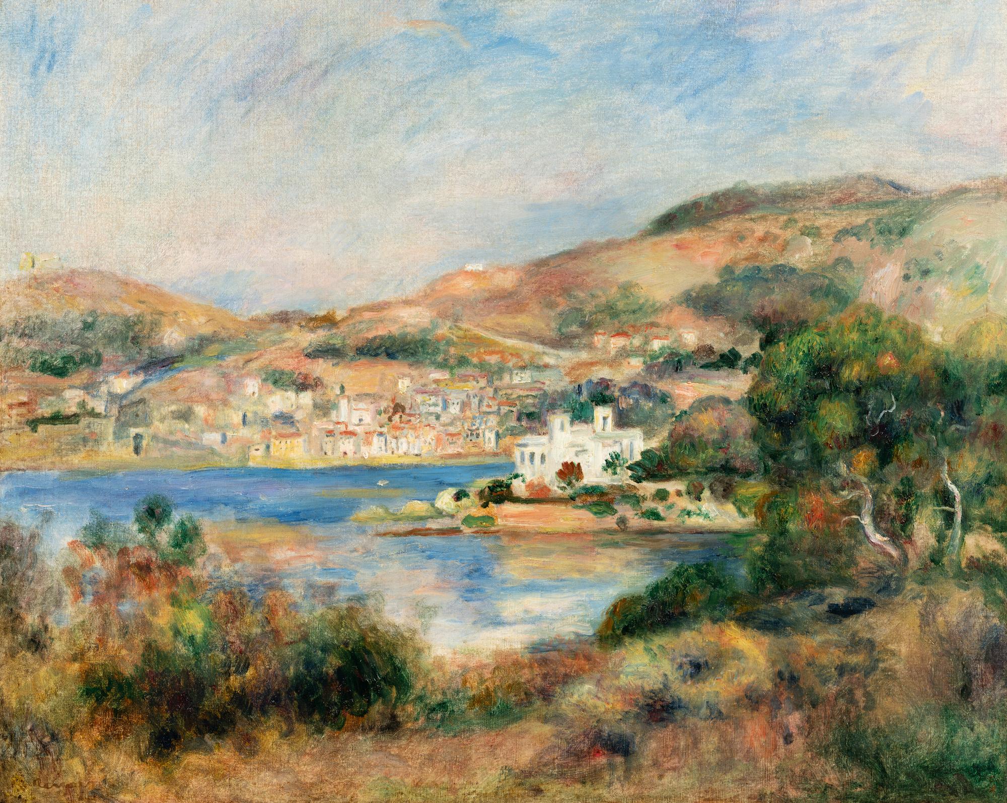 Pierre-Auguste Renoir (French, 1841-1919) La Baie de Villefranche-sur-Mer, 1899