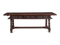 A Spanish Walnut Refectory Table