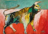 Bernard Lorjou (French, 1908–1986) — Le Taureau , 1954