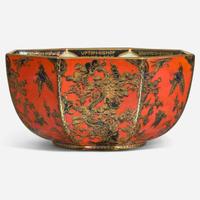 A Large Daisy Makeig-Jones (1881-1945) Wedgwood Fairyland Lustre Documentary Bowl UK, 1923