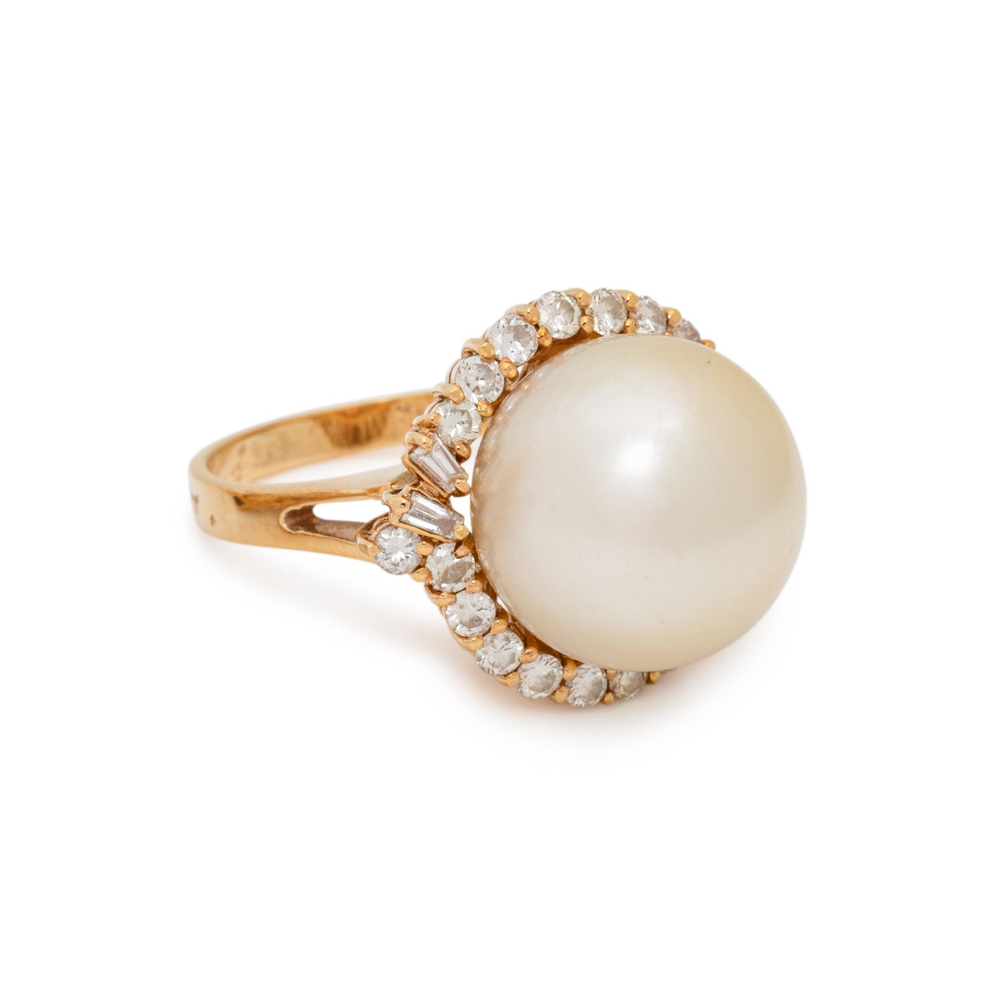 CULTURED PEARL AND DIAMOND SET