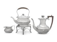 An English Silver Tea and Coffee Service