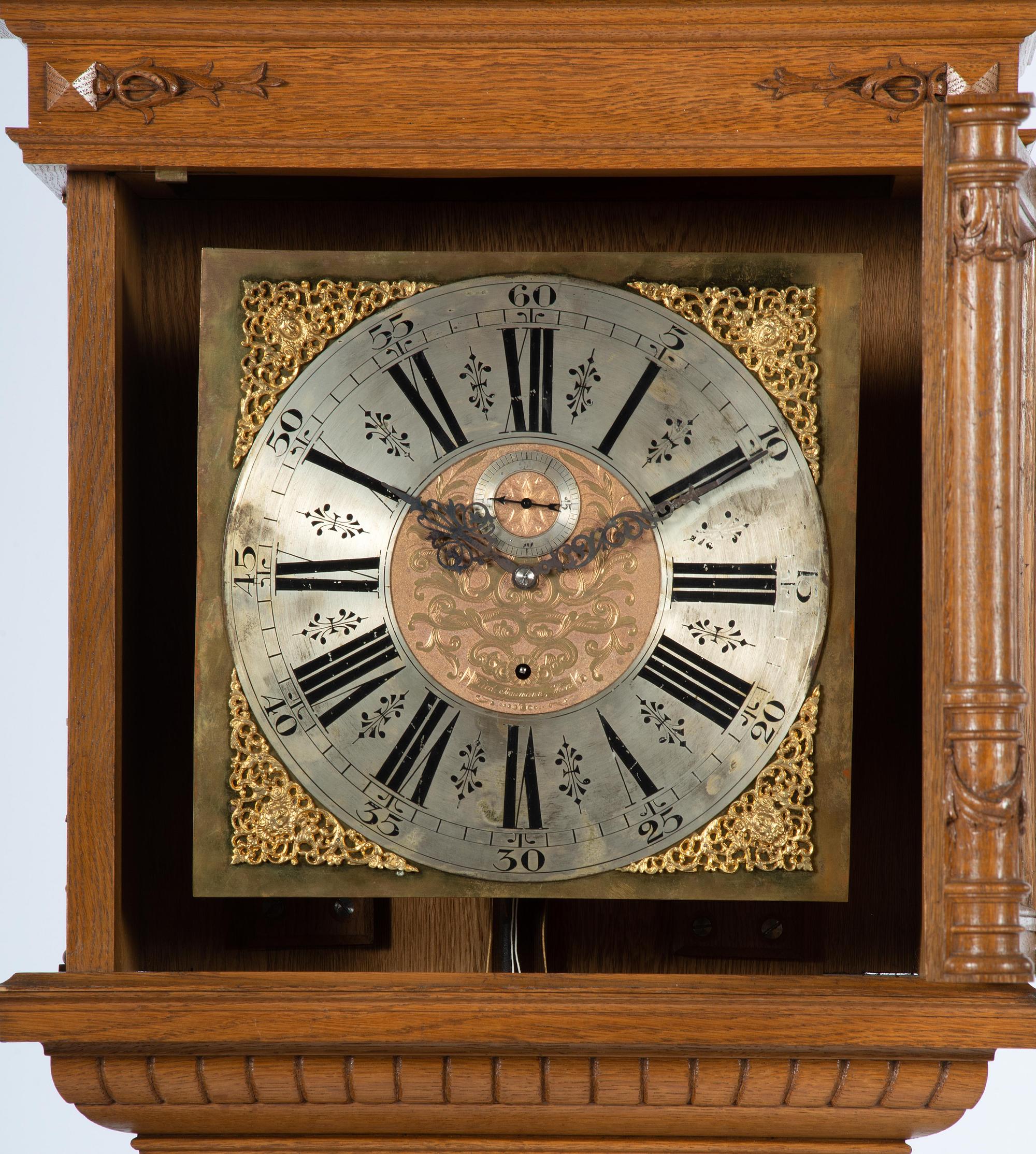 A Vienna Regulator Tall Case Clock