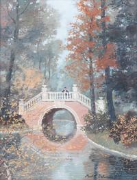 Le pont Italien (au parc Monceau)