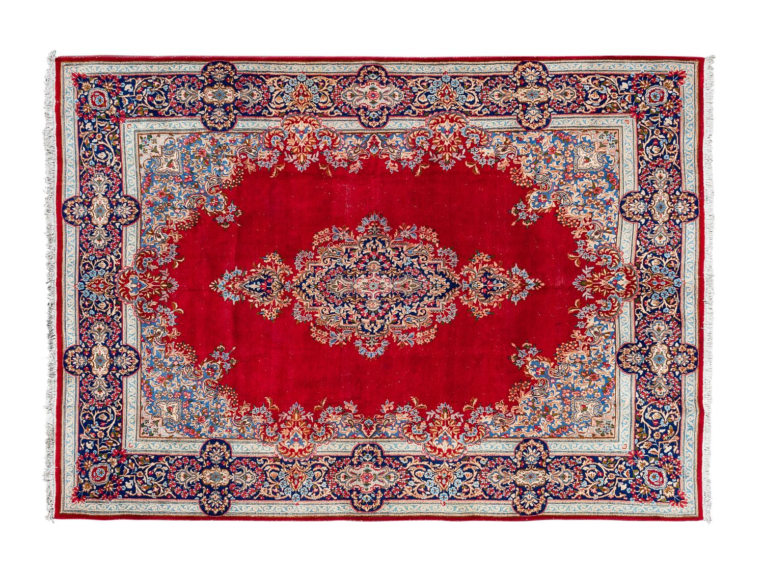 A Kashan Wool Rug