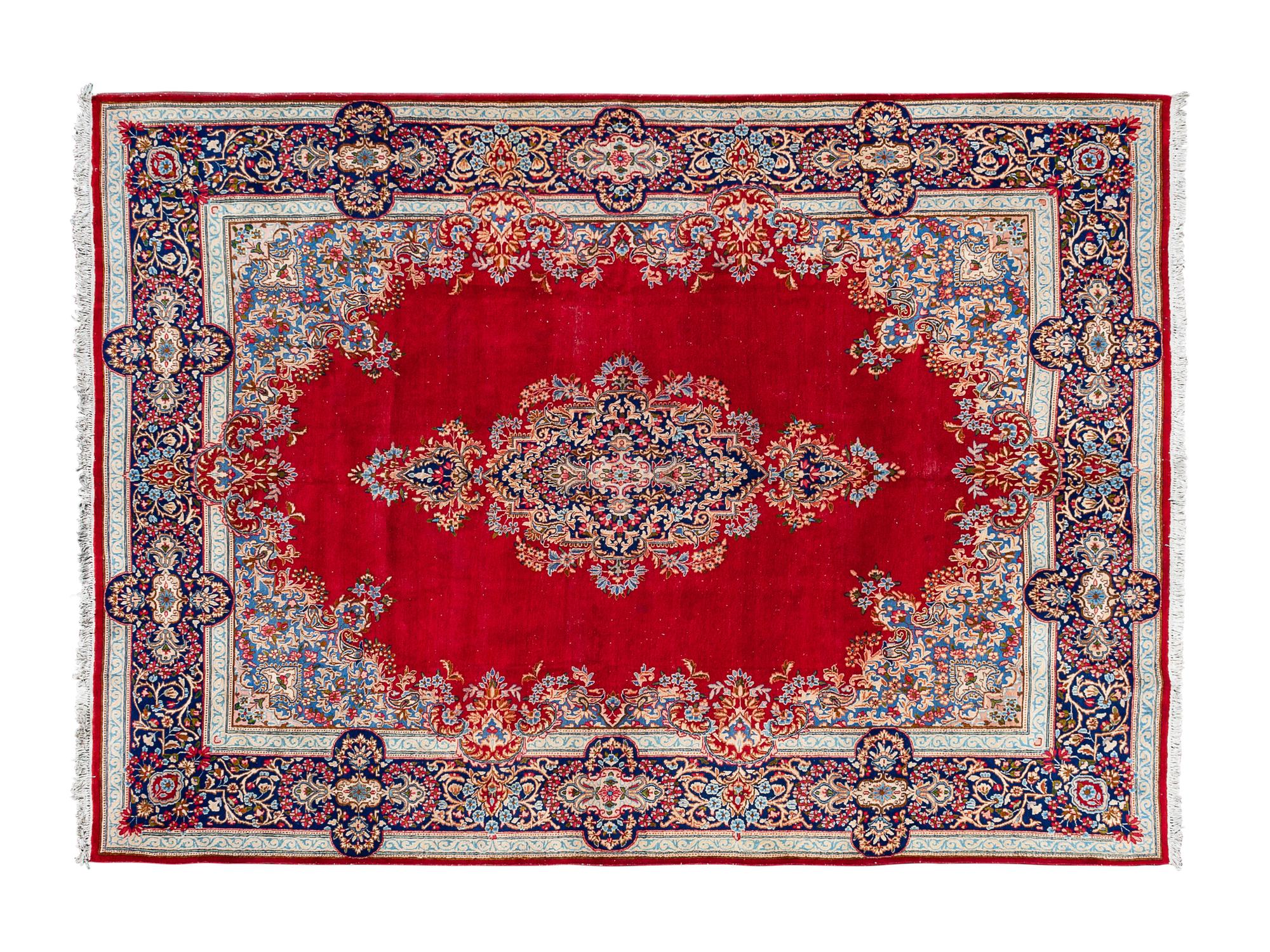 A Kashan Wool Rug