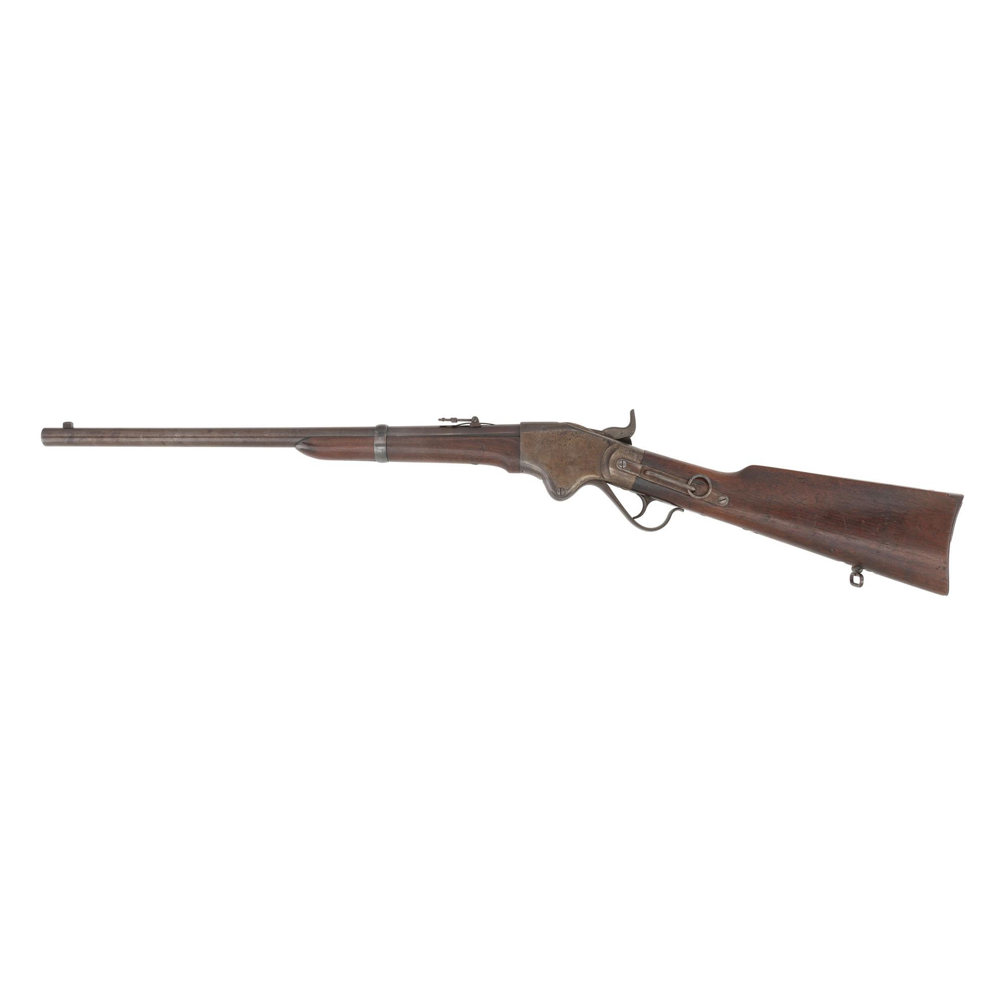 US Model 1860 Spencer Carbine with Carved ID: "G.C. Laws Co. C".