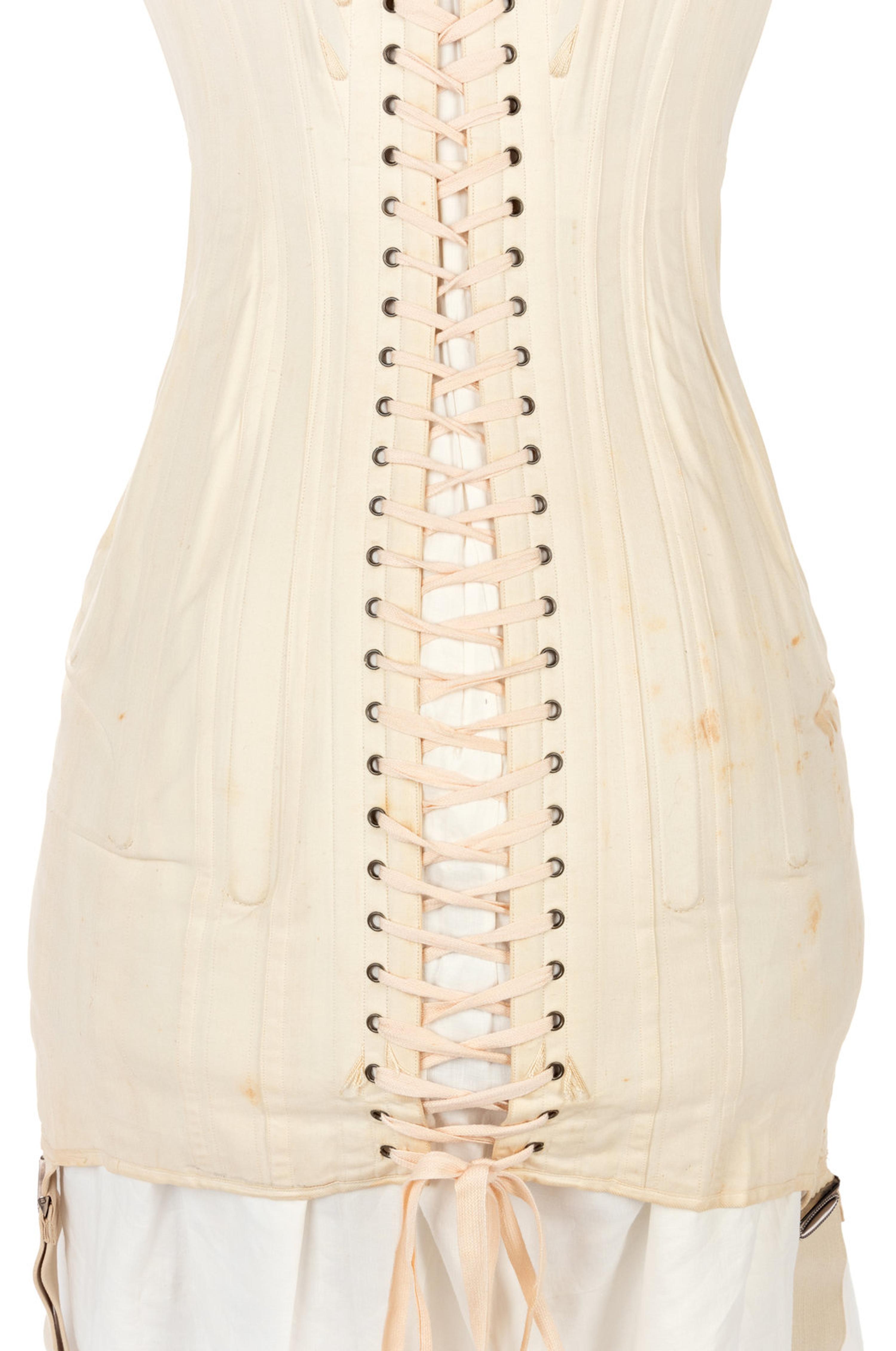 Two Long-Line Corsets, 1900-1910