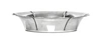 A French Silver Wine Coaster, Cartier, Paris, 20th Century, having scalloped edges.