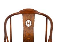 A Pair of Ming Style Horseshoe Back Armchairs