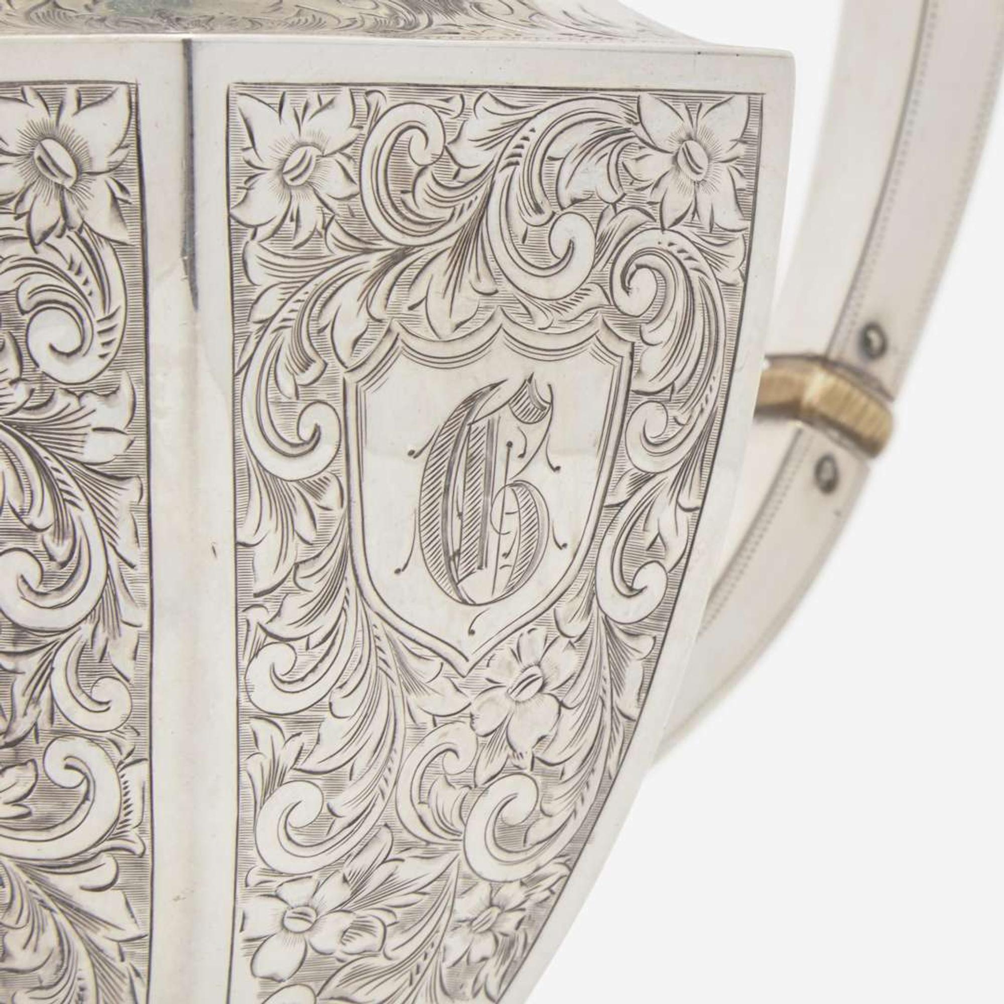 A five-piece sterling silver tea and coffee service The Stieff Co., Baltimore, MD, early 20th century