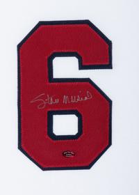 A Stan Musial Signed Autograph St. Louis Cardinals Jersey Display (Stan The Man Hologram)