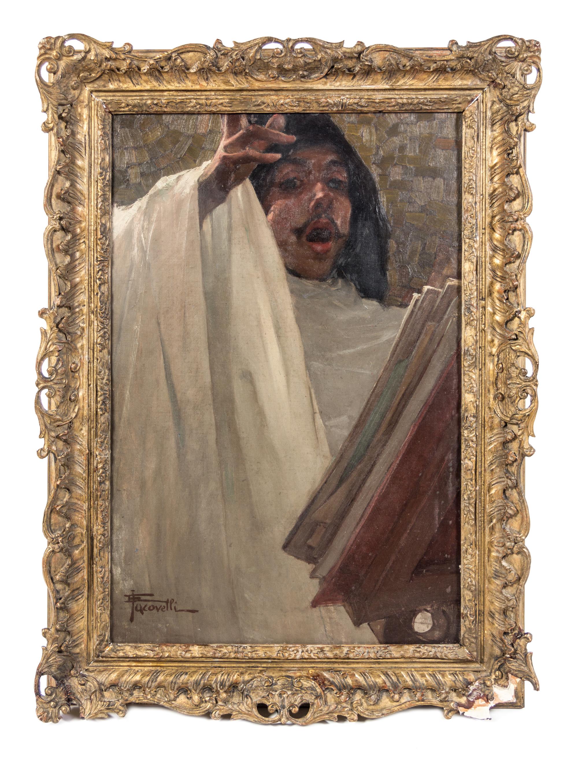 E. Jacovelli, (Early 20th Century), The Cantor