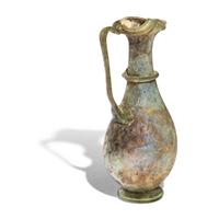 A Late Roman Pale Green Glass Jug