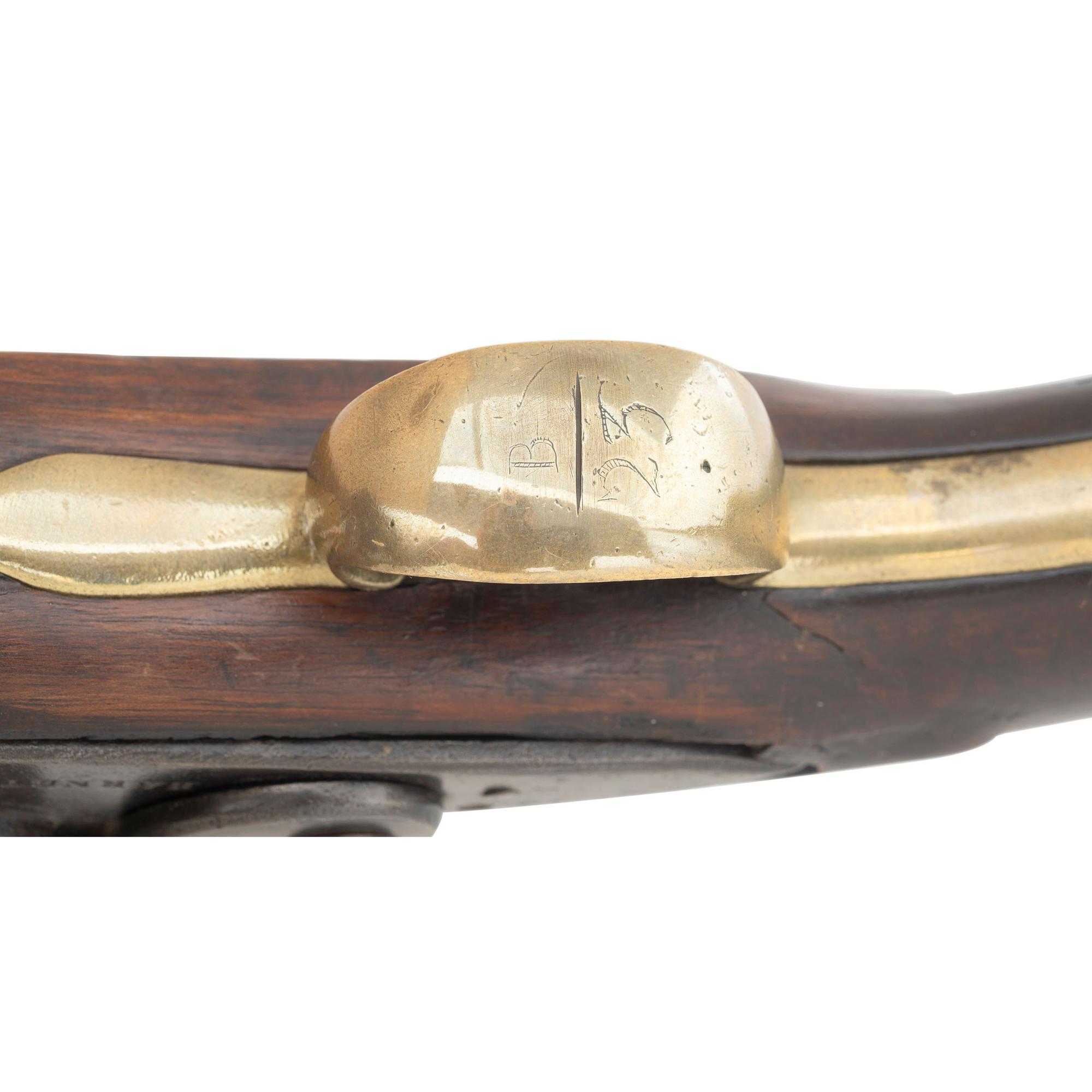 Rack Numbered Barnett Contract British Carbine Bore Land Pattern Flintlock Pistol