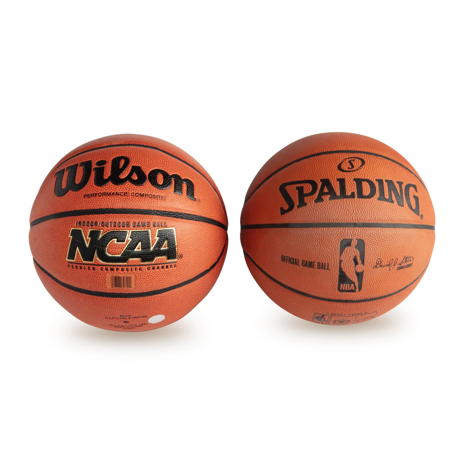 A Collection of Kareem Abdul-Jabbar and John Wooden Signed Autograph Basketballs