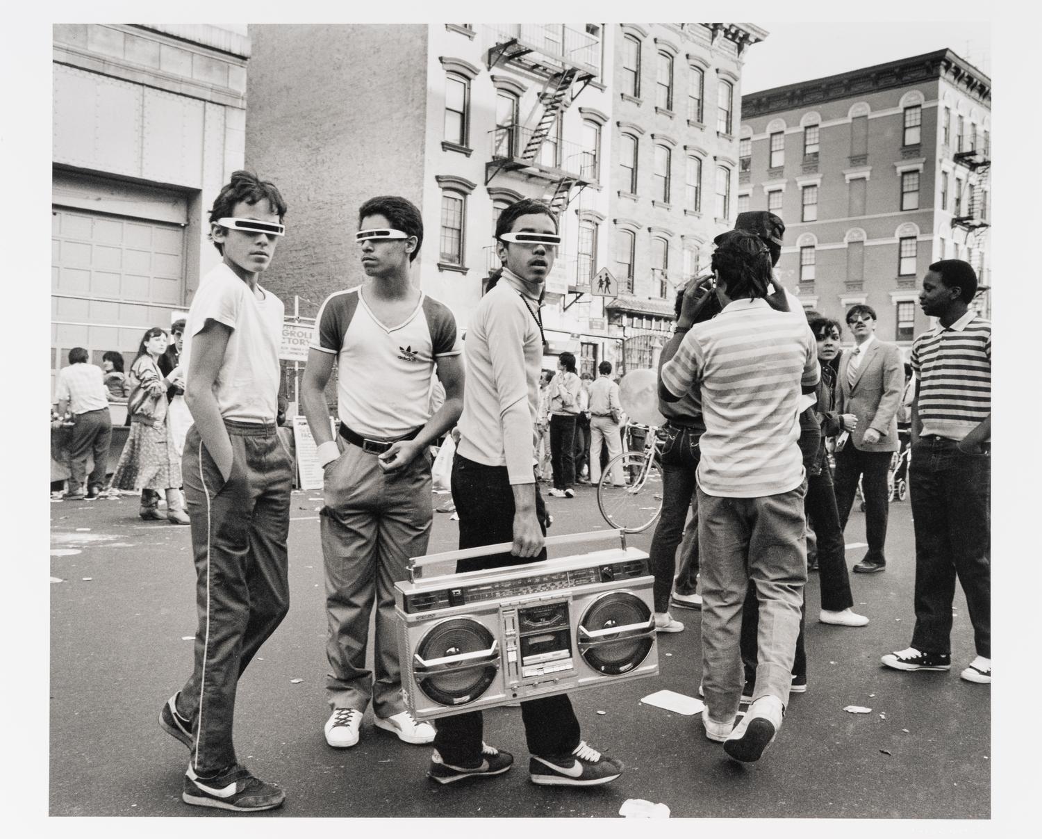 Morris Engel (1918-2005) Boys with Boombox, 14th Street, New York City, 1983