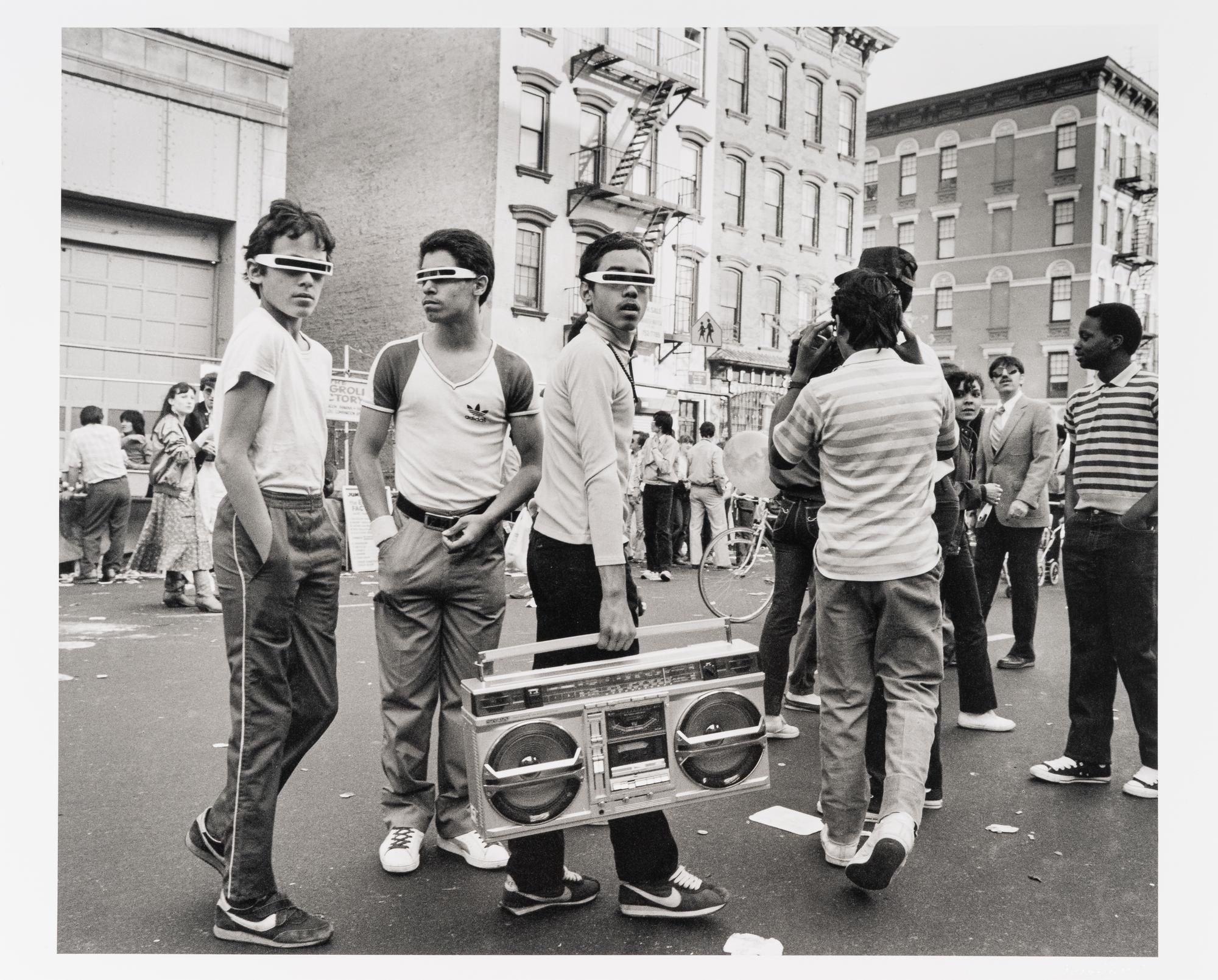 Morris Engel (1918-2005) Boys with Boombox, 14th Street, New York City, 1983