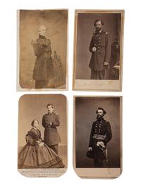 [CIVIL WAR - ARMY OF THE POTOMAC]. A group of 14 CDVs of Union generals, incl. Sheridan, McClellan, Sherman, Burnside, and Stoneman.