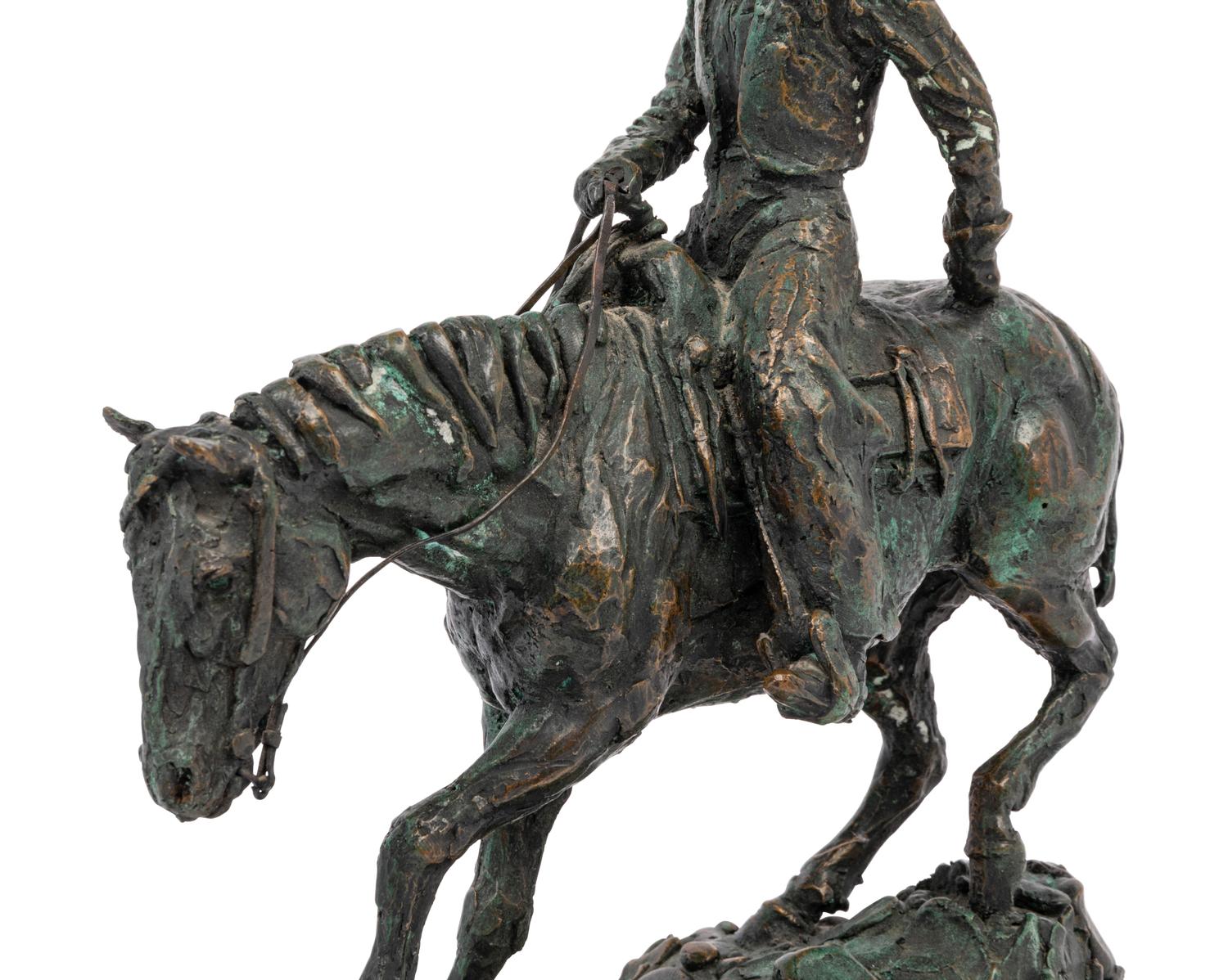 Cowboy on Horseback