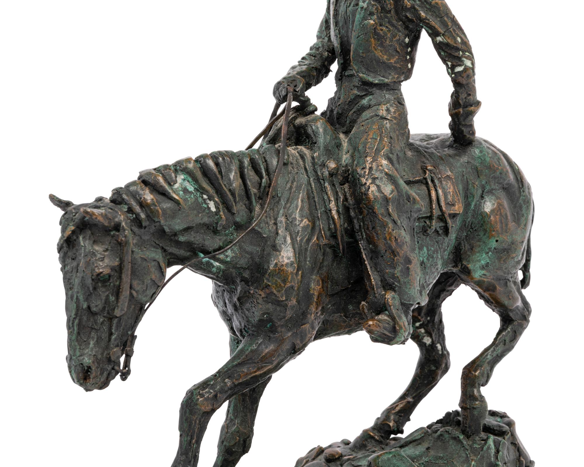 Cowboy on Horseback