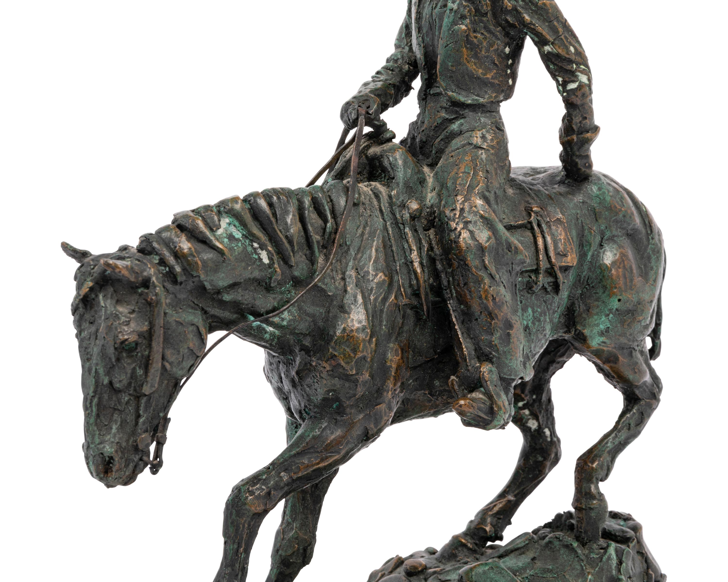 Cowboy on Horseback