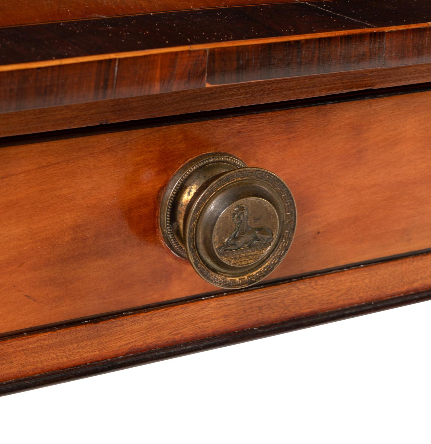 A George III Satinwood Sofa Table