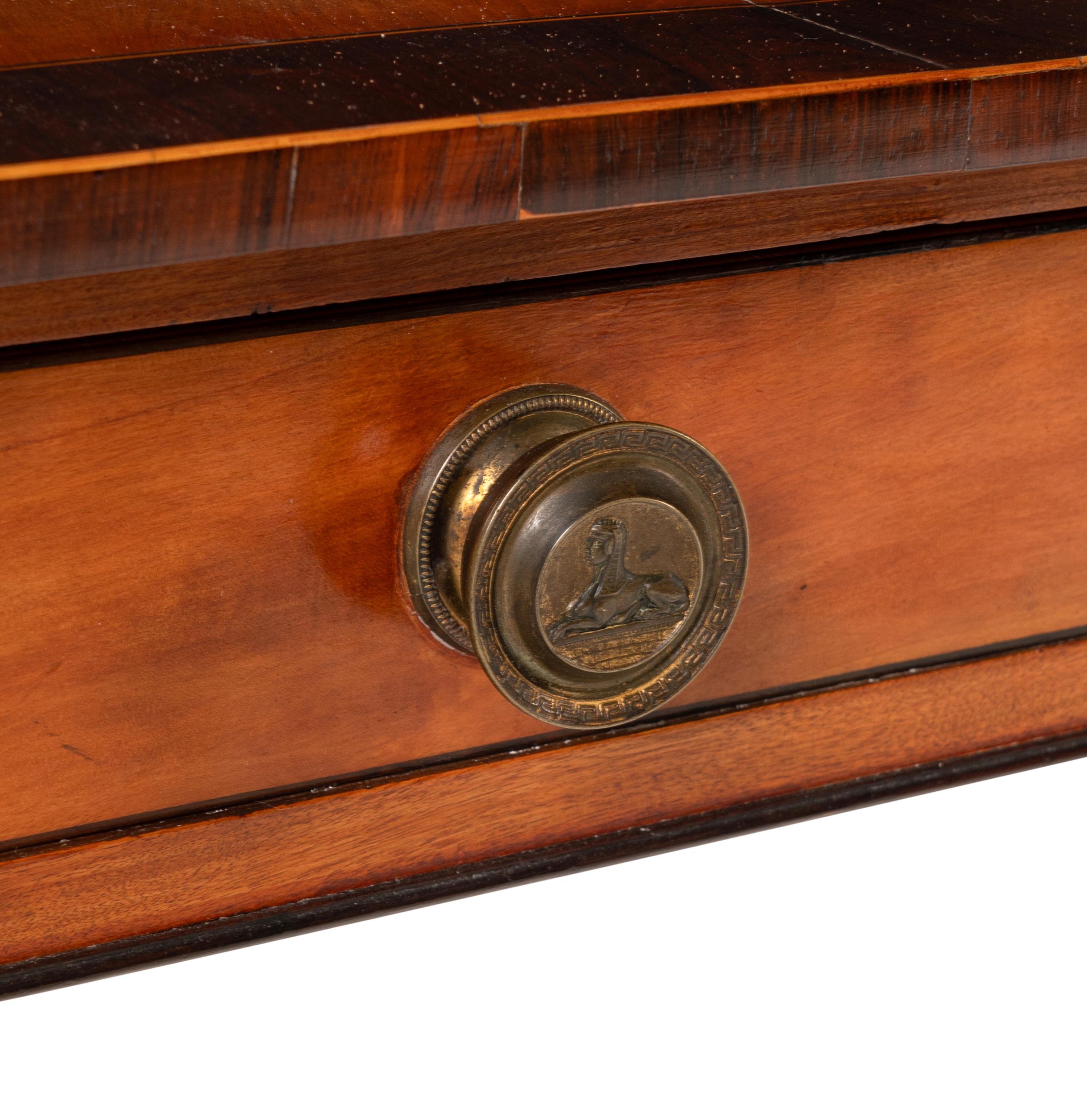 A George III Satinwood Sofa Table