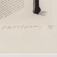 David Hockney (British, 1937–2026) — Panama Hat with a Bow Tie on a Chair (from The Geldzahler Portfolio ) , 1998