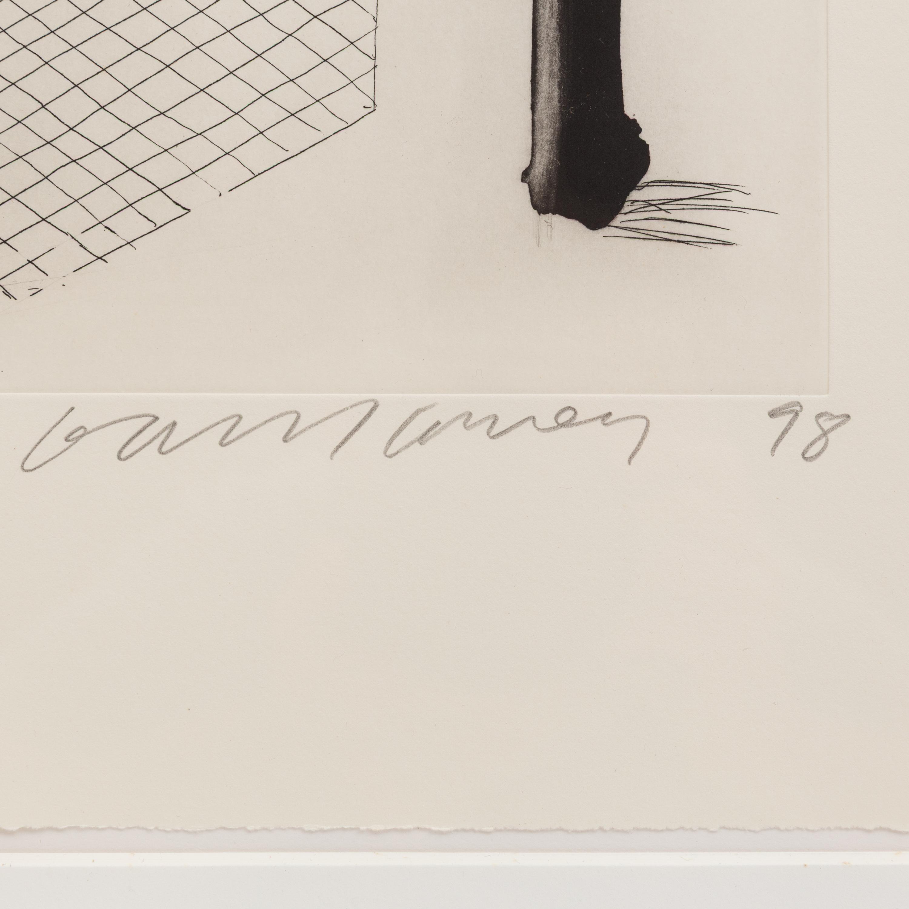 David Hockney (British, 1937–2026) — Panama Hat with a Bow Tie on a Chair (from The Geldzahler Portfolio ) , 1998