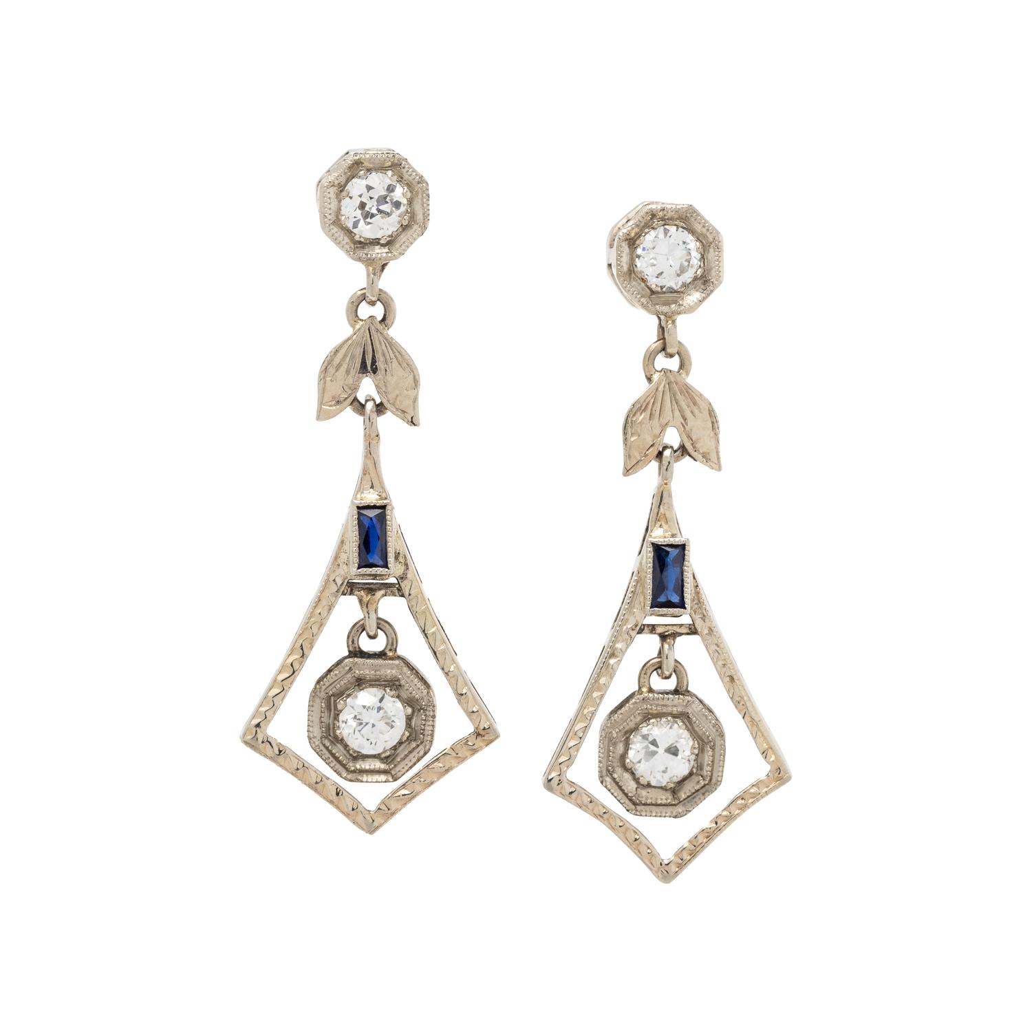 DIAMOND DROP EARRINGS