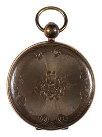 [CIVIL WAR]. Sweetheart locket containing ambrotype of a 5th US Infantry sergeant.