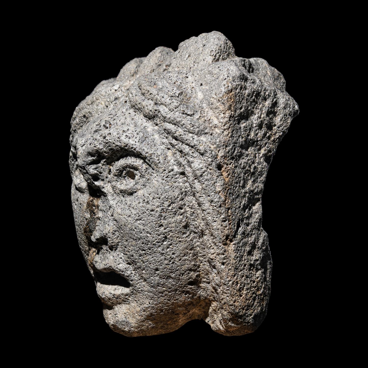 A Medieval Lava-Stone Grotesque