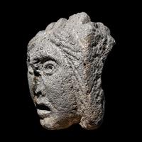 A Medieval Lava-Stone Grotesque