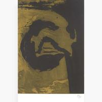 Robert Motherwell (American, 1915-1991) Primal Sign V (Moss)