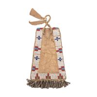 Sioux Beaded Hide Strike-a-light Bag