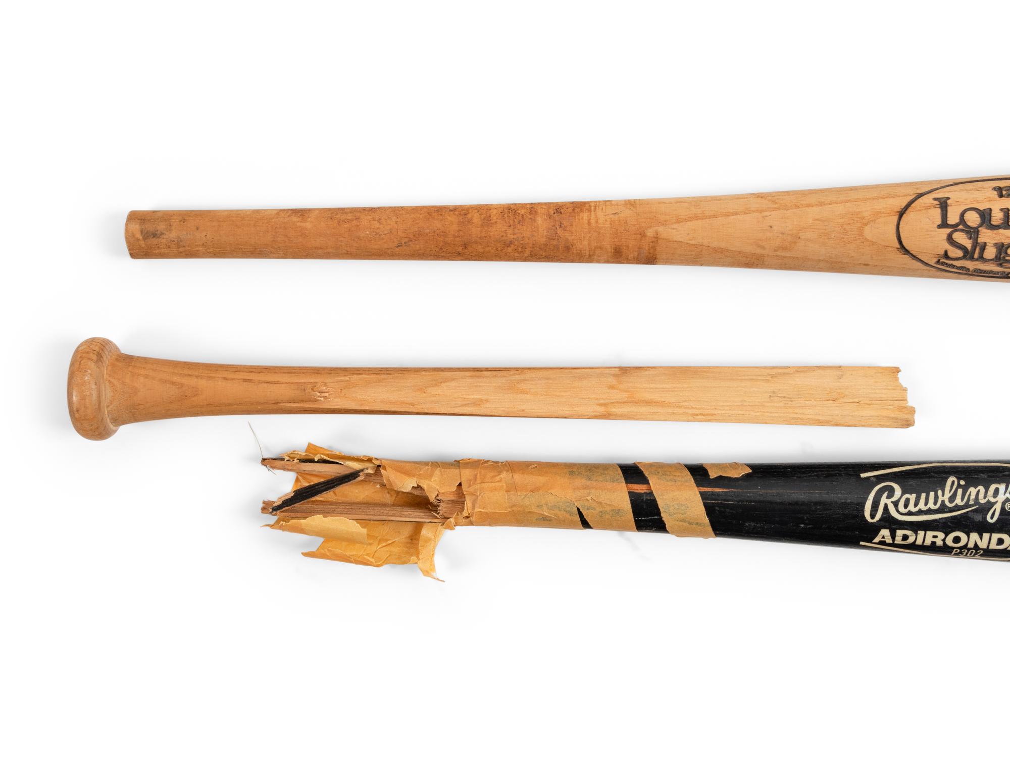 A Large Group of Assorted Game Used/Issued Baseball Bats Gifted to Former Chicago Cubs Wrigley Field Head Scorekeeper,