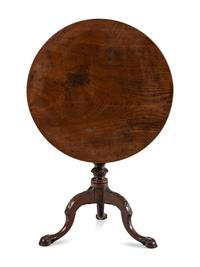 A George III Mahogany Tilt-Top Tea Table