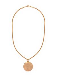 ART NOUVEAU, YELLOW GOLD AND DIAMOND LOCKET NECKLACE