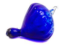 Dale Chihuly, (American, b. 1941), Blue Squash Form Hanging Sculpture Pilchuck 25th Anniversary Ariel Addition Edition 38/400
