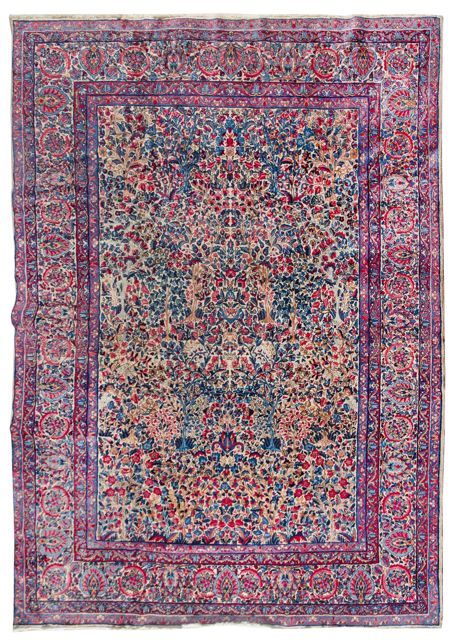 A Kirman Wool Rug 8 feet 3 inches x 10 feet 11 inches. — 20TH CENTURY