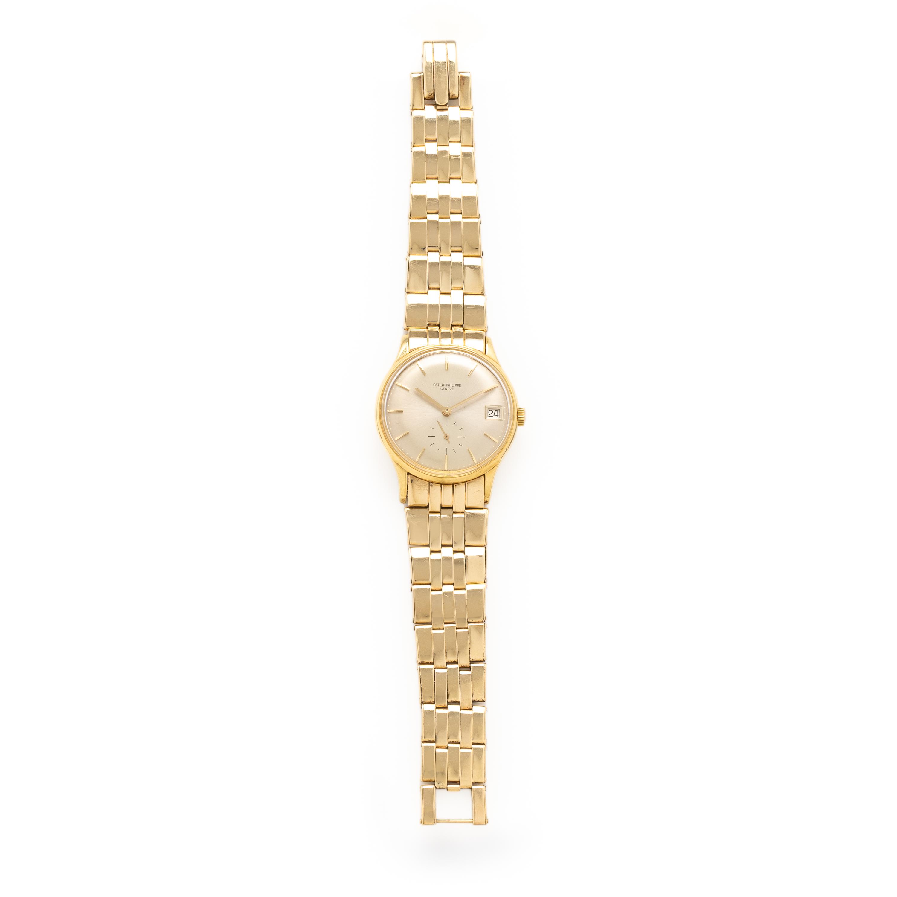 Patek Philippe, Ref. 3514, 18K Yellow Gold 'Calatrava' Date Watch