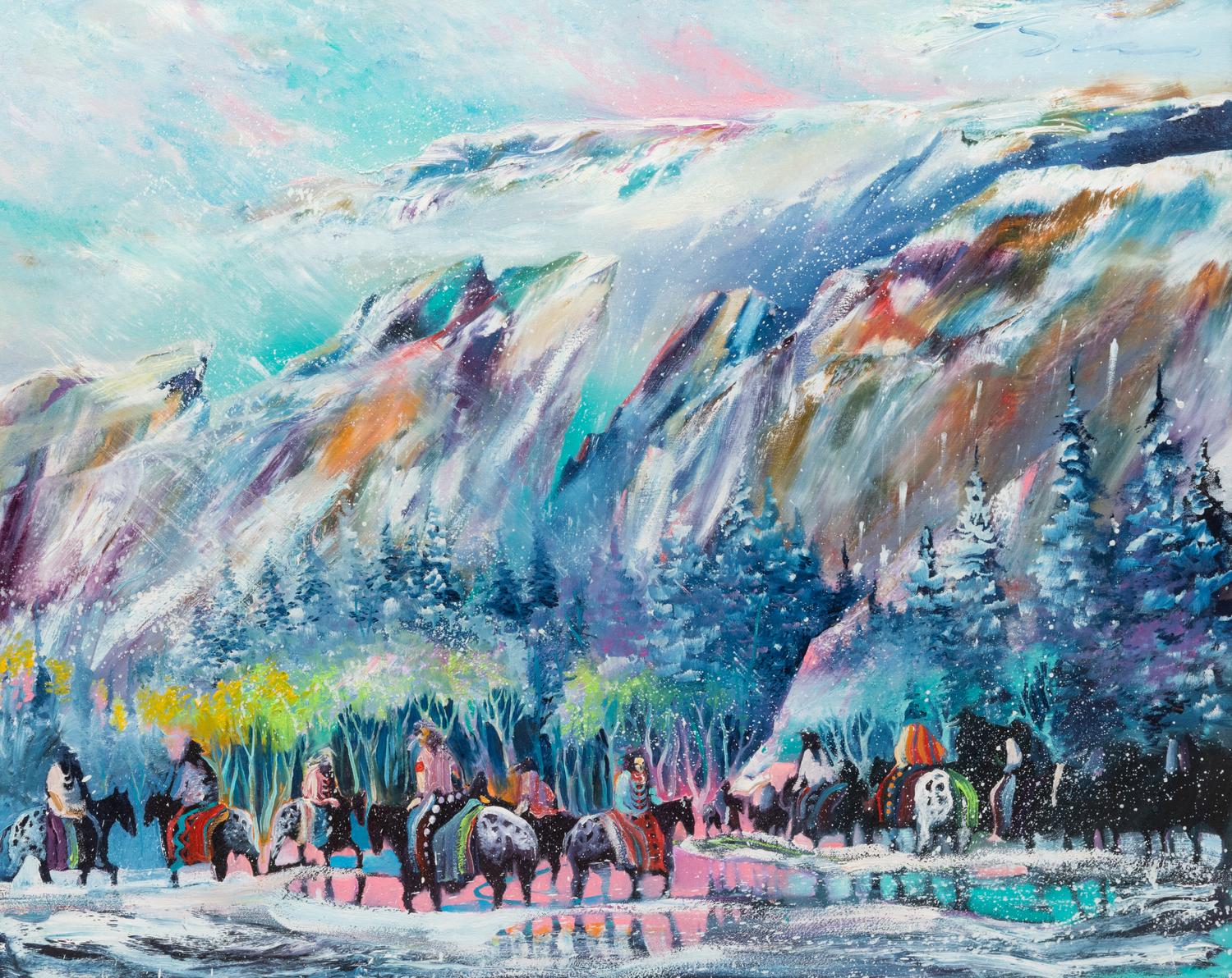 Blizzard Along the Flatirons
