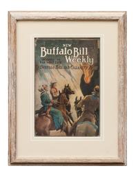 Three Framed Vintage Western Magazine Covers