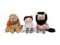 SENDAK, Maurice (1928-2012). A group of 3 vintage plush dolls from "Where the Wild Things Are", ca 1980.