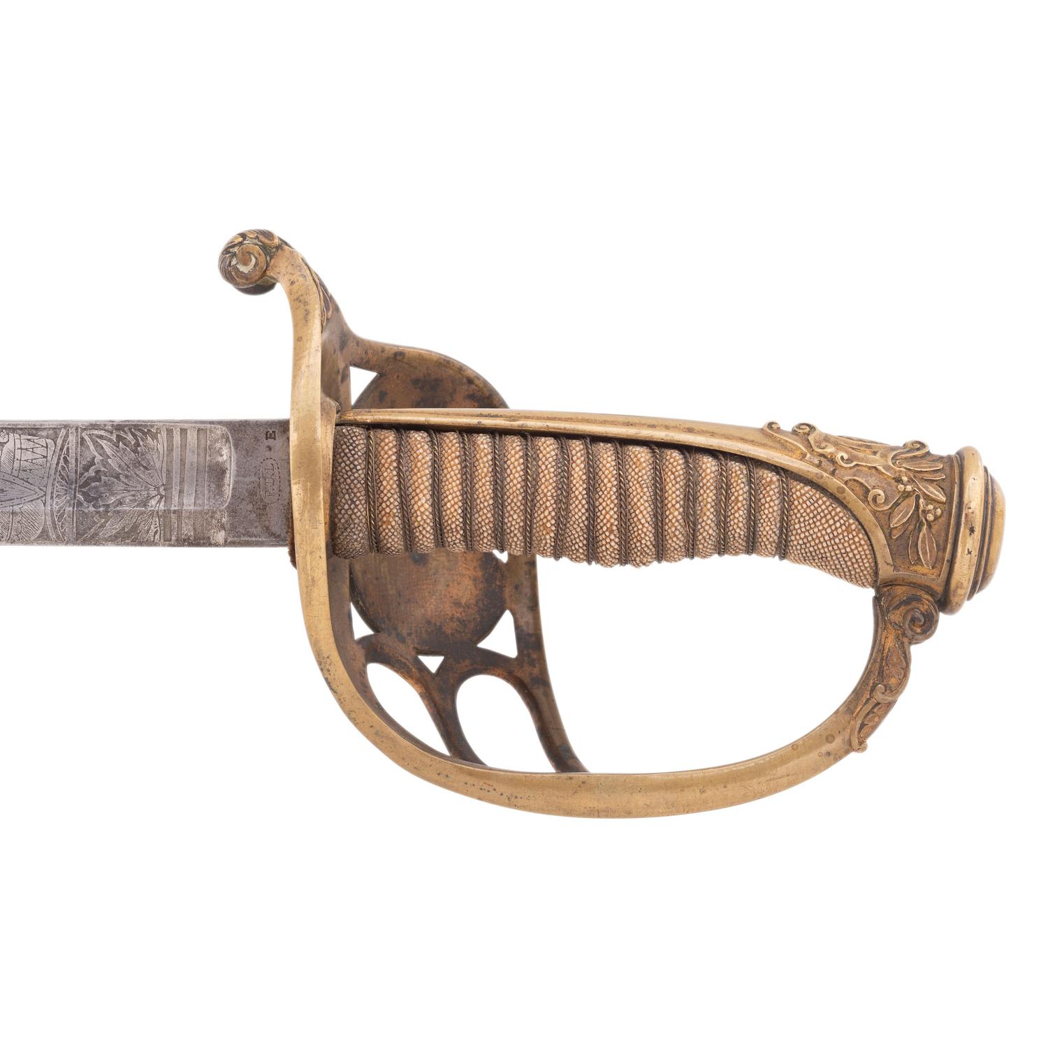Combination French Hilt Non-Regulation Infantry Officer's Sword by PDL