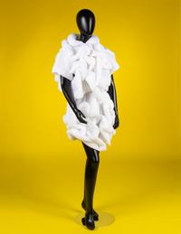 Comme des Garçons White Soft Sculpt Ensemble, Fall 2010