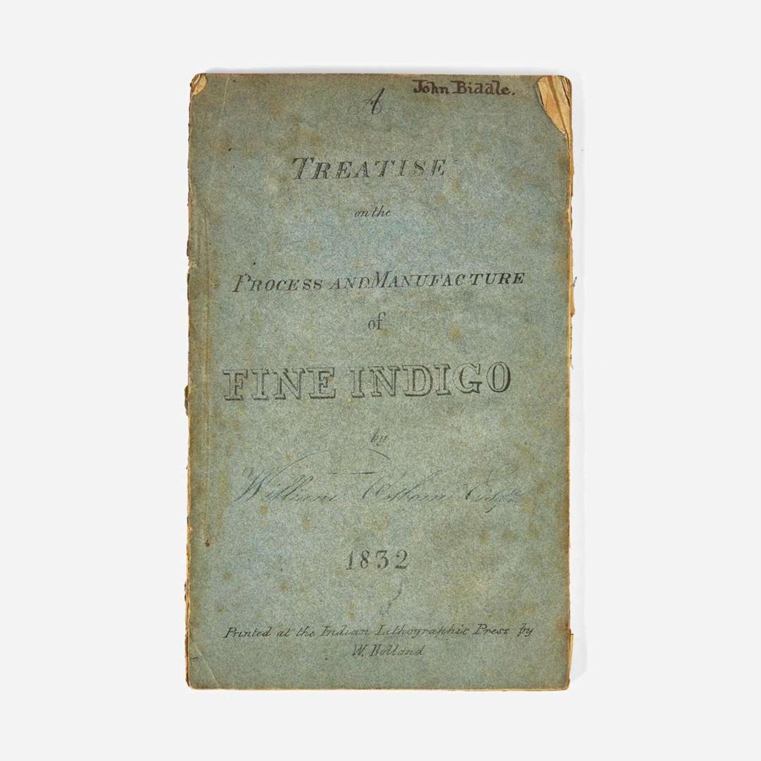 [Business & Industry] Osborn, William A Treatise on the Process and Manufacture of Fine Indigo