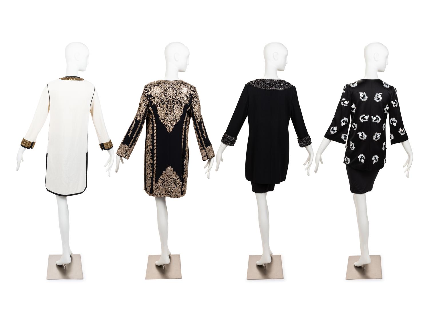 Four Embroidered Jackets: One Marchesa, One Etro, Two Naeem Khan, 2000-10s