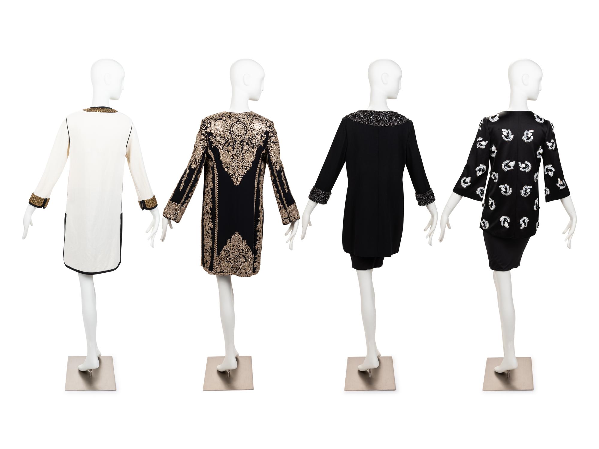 Four Embroidered Jackets: One Marchesa, One Etro, Two Naeem Khan, 2000-10s
